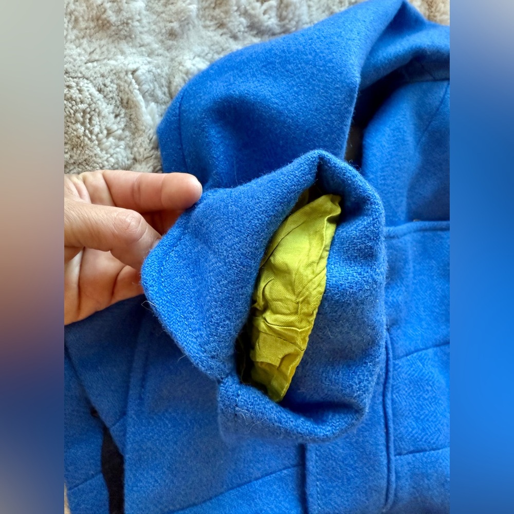 Vintage J. Crew Vibrant Blue Women's Blazer - Picture 9 of 9